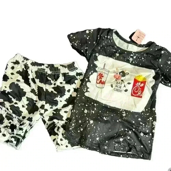 Chic fil a baby/toddler girls 2 piece set - Picture 2 of 6